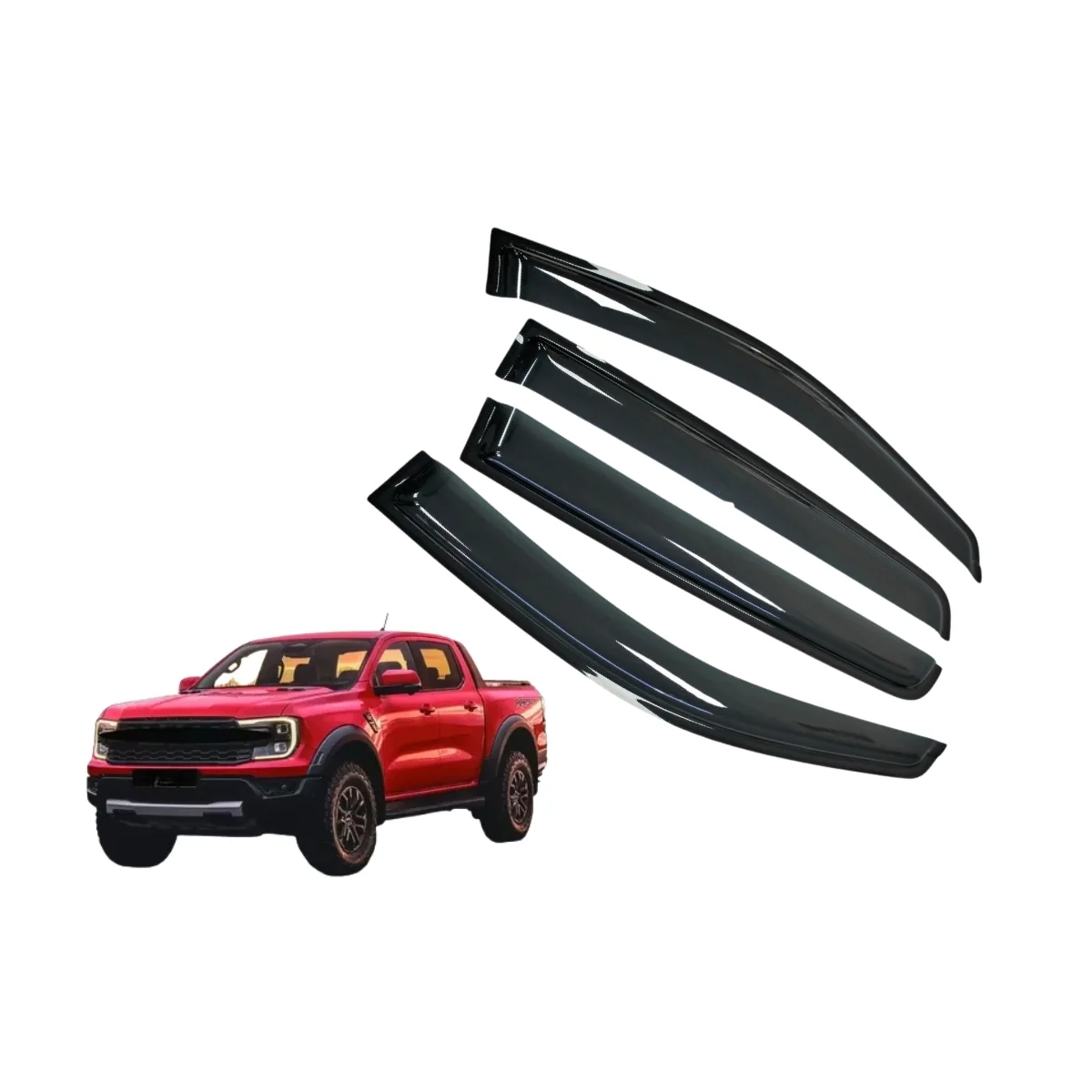Ranger Carbon Door Visors
